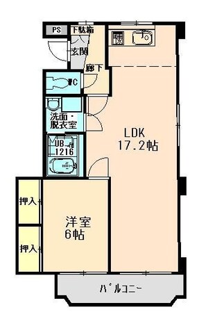 中川原駅 徒歩10分 3階の物件間取画像